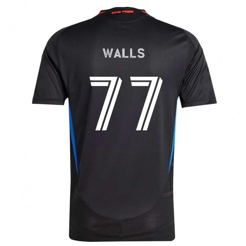 Danxen Homem Camisola Casey Walls #77 Azul Branco Preto Principal 2026/27 Camisa Brasil