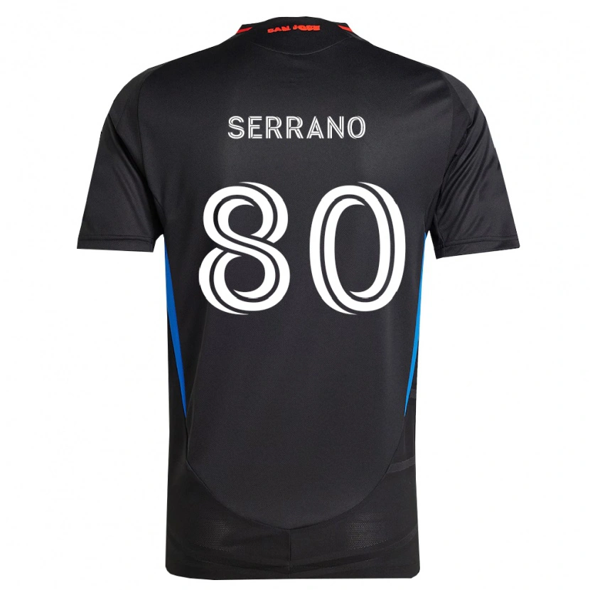 Danxen Homem Camisola David Serrano #80 Azul Branco Preto Principal 2026/27 Camisa Brasil