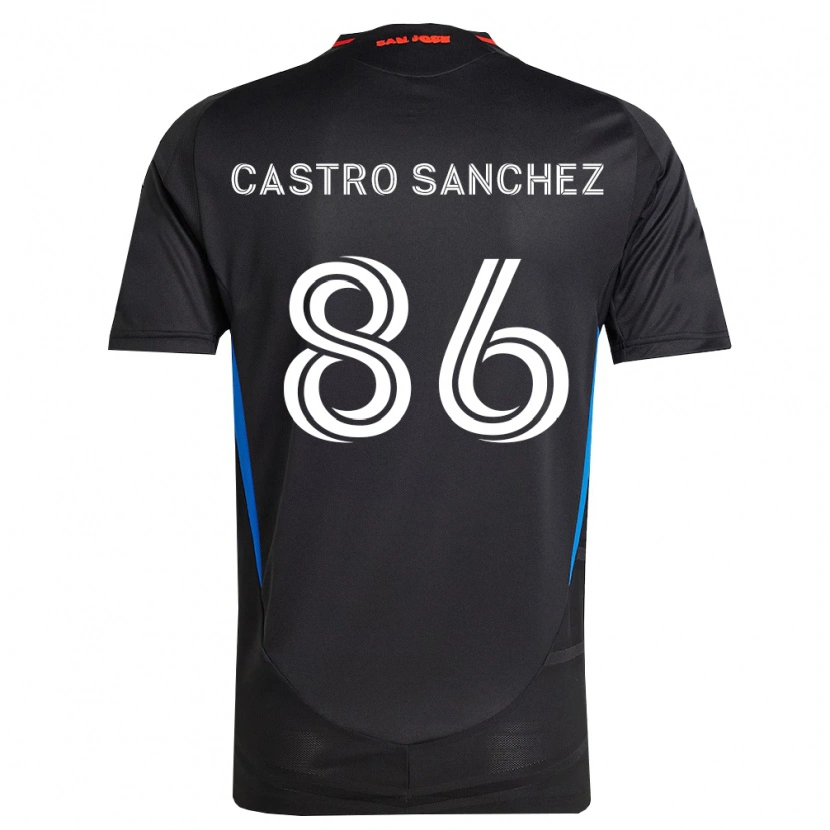 Danxen Homem Camisola Andy Castro Sanchez #86 Azul Branco Preto Principal 2026/27 Camisa Brasil