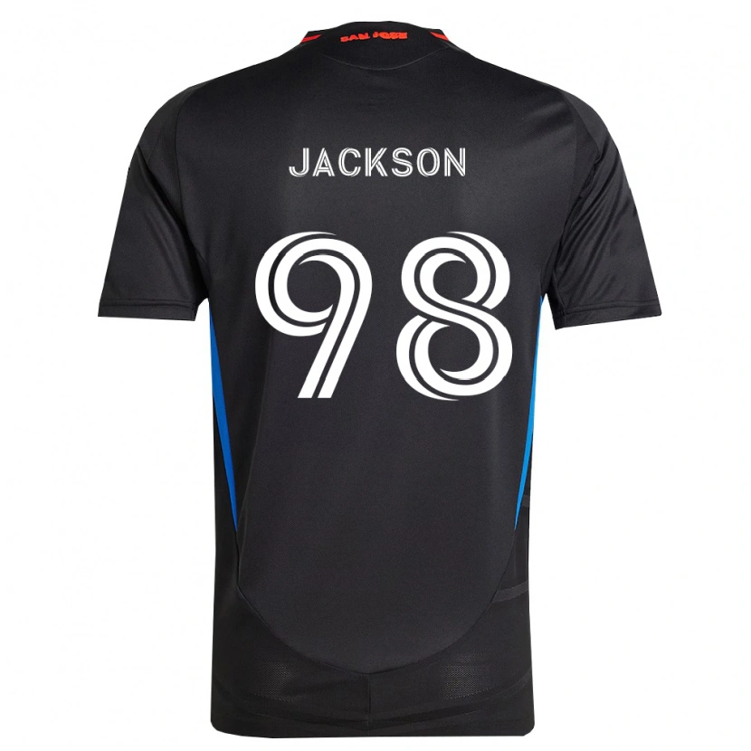 Danxen Homem Camisola Jacob Jackson #98 Azul Branco Preto Principal 2026/27 Camisa Brasil