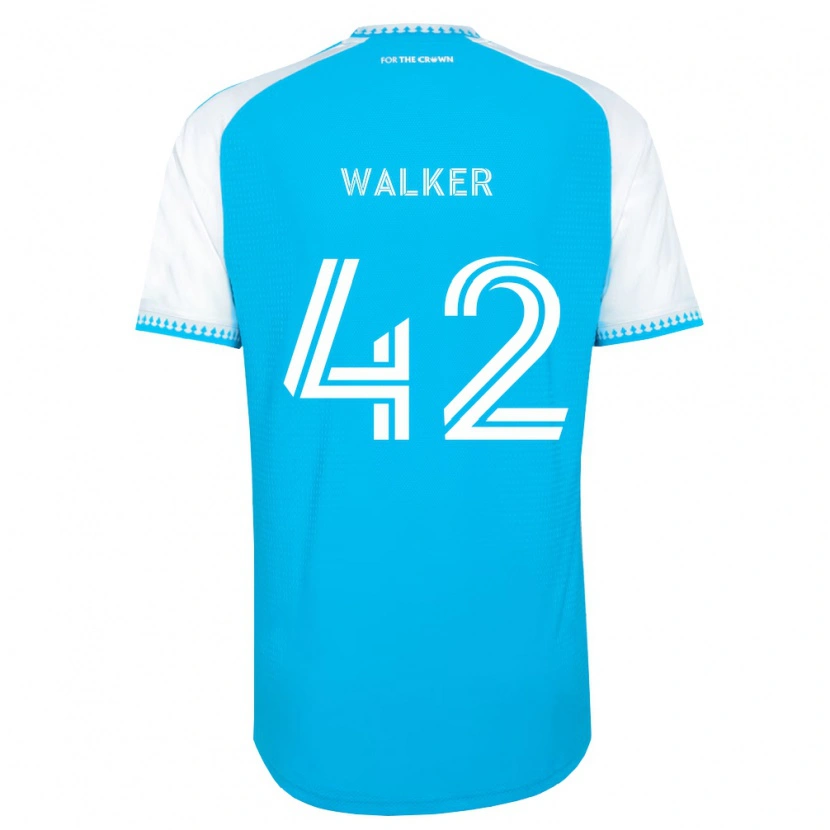 Danxen Homem Camisola Isaac Walker #42 Azul Celeste Branco Preto Principal 2026/27 Camisa Brasil