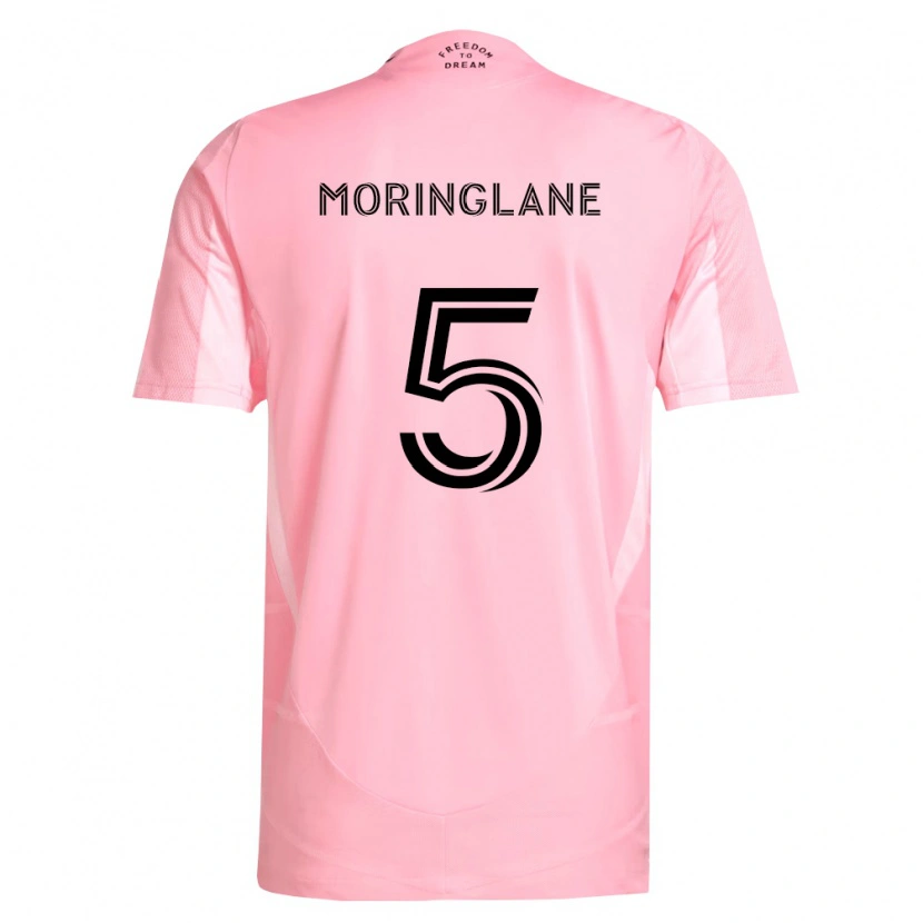 Danxen Homem Camisola Luis Moringlane #5 Rosa Preto Principal 2026/27 Camisa Brasil