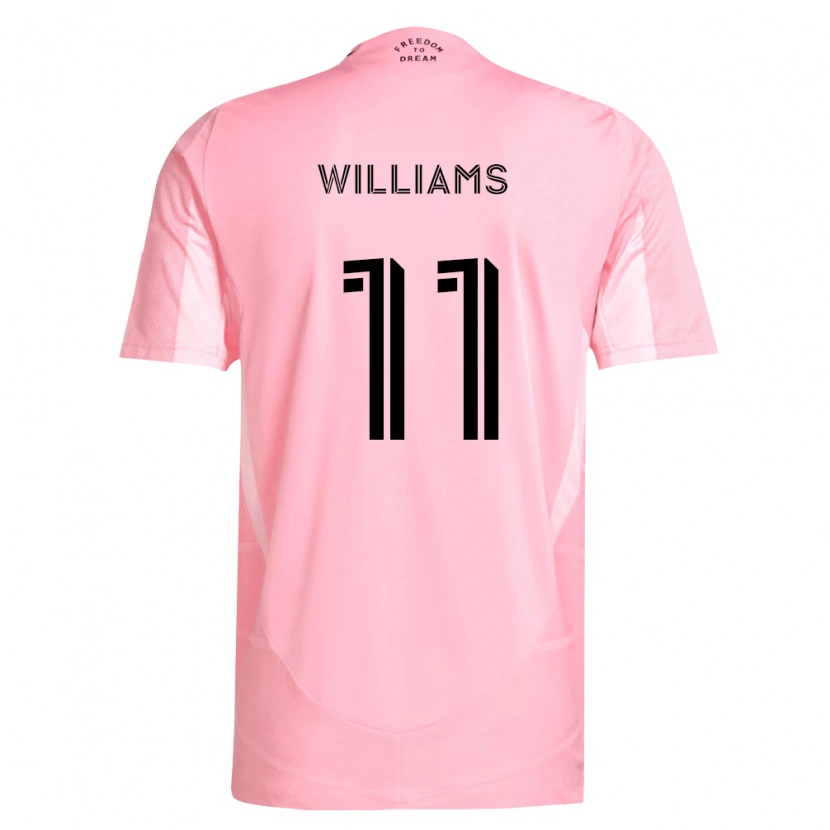 Danxen Homem Camisola Chaz Williams #11 Rosa Preto Principal 2026/27 Camisa Brasil