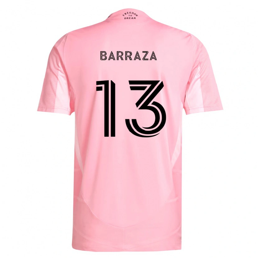 Danxen Homem Camisola Luis Barraza #13 Rosa Preto Principal 2026/27 Camisa Brasil