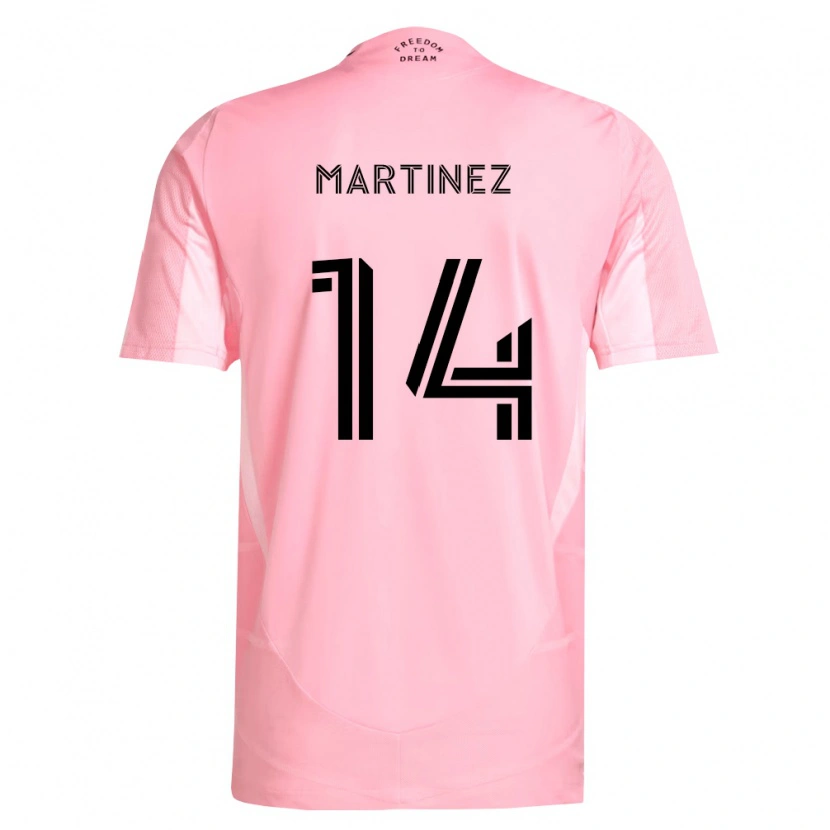 Danxen Homem Camisola David Martinez #14 Rosa Preto Principal 2026/27 Camisa Brasil