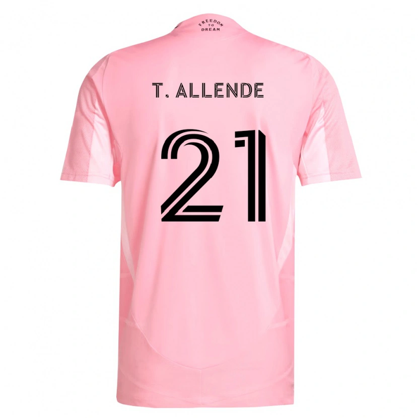 Danxen Homem Camisola Tadeo Allende #21 Rosa Preto Principal 2026/27 Camisa Brasil