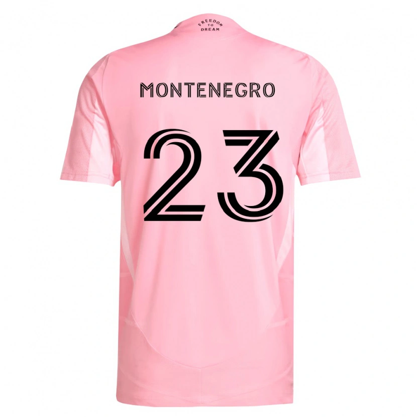 Danxen Homem Camisola Ricardo Montenegro #23 Rosa Preto Principal 2026/27 Camisa Brasil