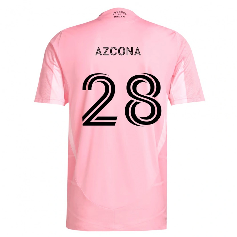 Danxen Homem Camisola Edison Azcona #28 Rosa Preto Principal 2026/27 Camisa Brasil