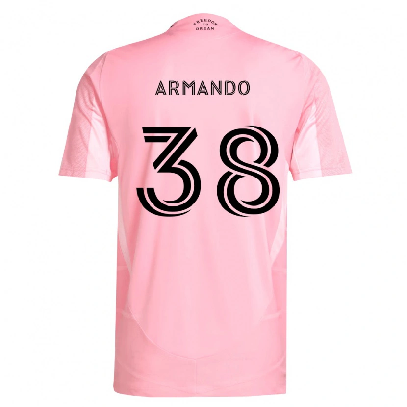 Danxen Homem Camisola Máximo Armando #38 Rosa Preto Principal 2026/27 Camisa Brasil