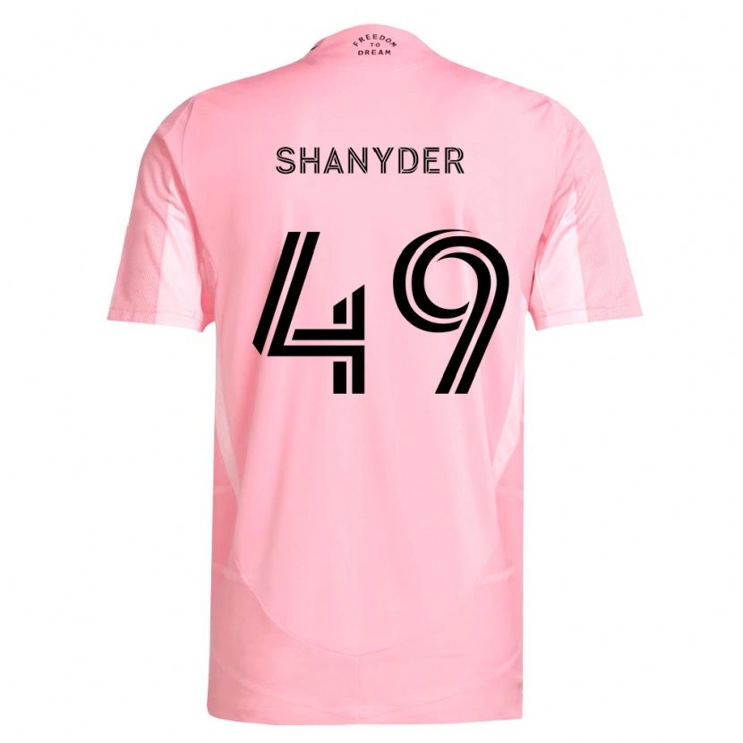 Danxen Homem Camisola Shanyder Borgelin #49 Rosa Preto Principal 2026/27 Camisa Brasil