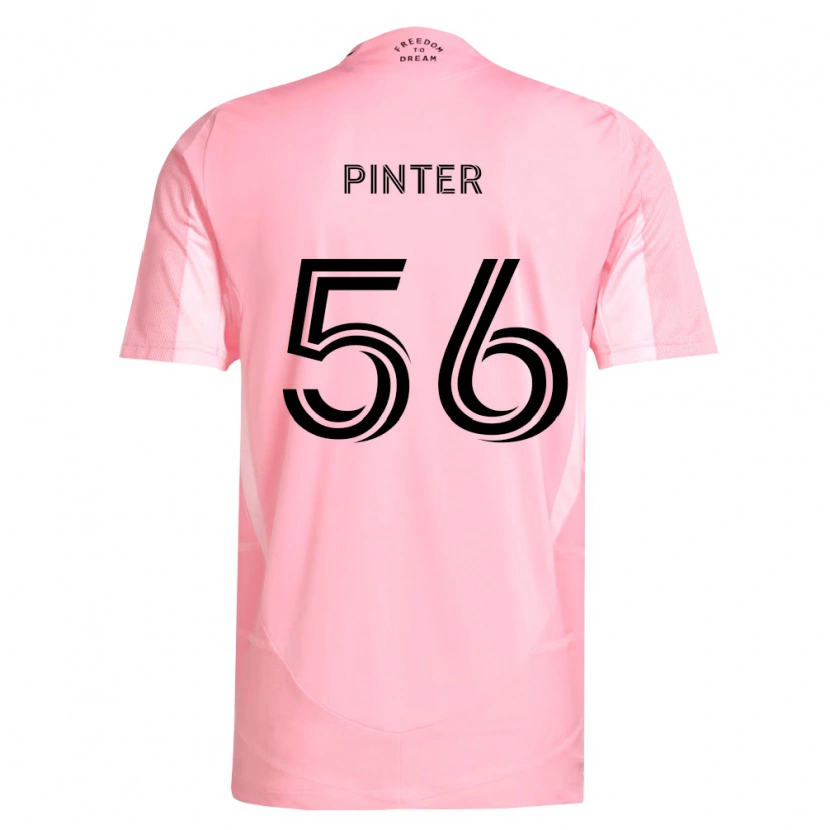 Danxen Homem Camisola Dániel Pintér #56 Rosa Preto Principal 2026/27 Camisa Brasil