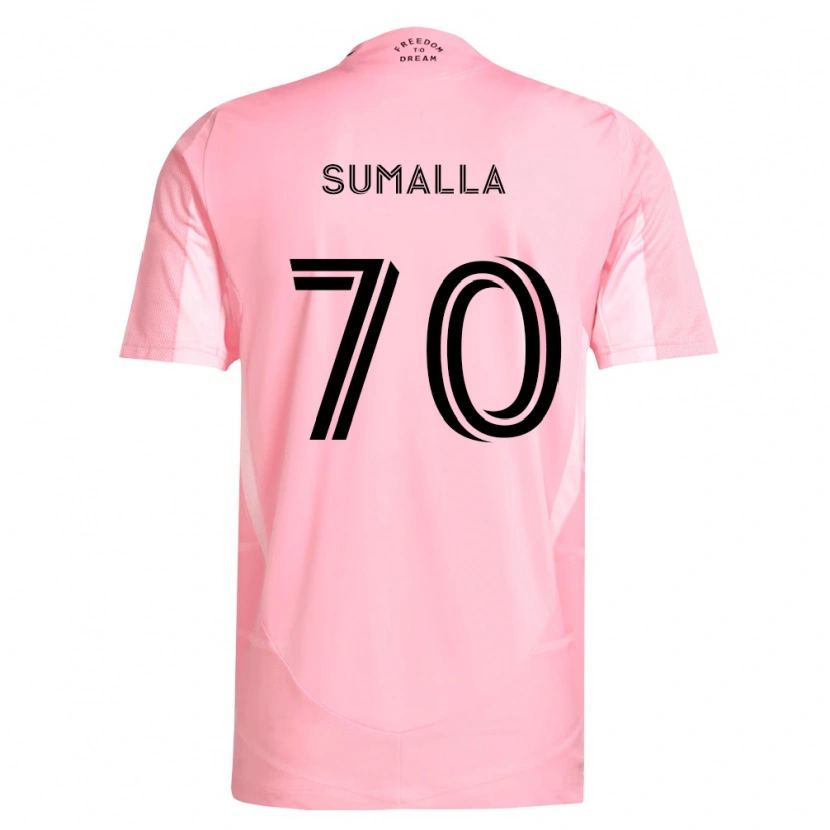 Danxen Homem Camisola Daniel Sumalla #70 Rosa Preto Principal 2026/27 Camisa Brasil