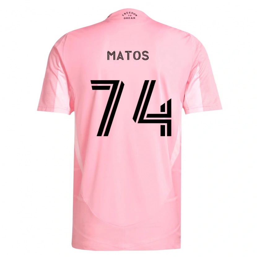 Danxen Homem Camisola Diego Matos #74 Rosa Preto Principal 2026/27 Camisa Brasil