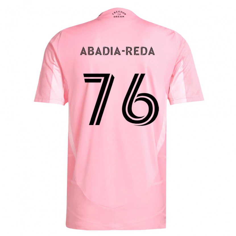 Danxen Homem Camisola Ezequiel Abadia-Reda #76 Rosa Preto Principal 2026/27 Camisa Brasil