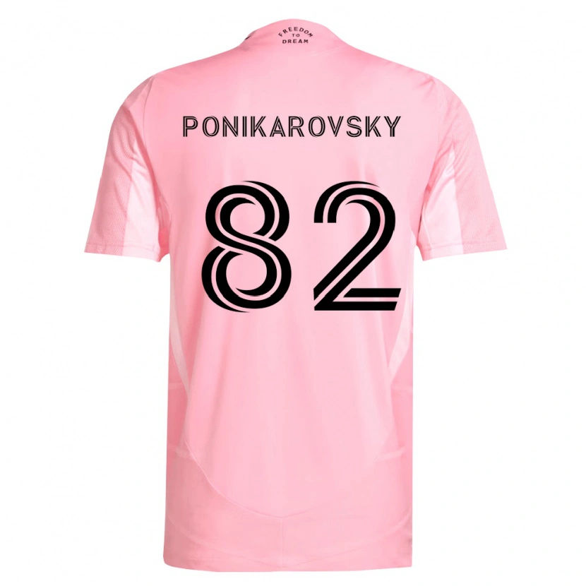 Danxen Homem Camisola Max Ponikarovsky #82 Rosa Preto Principal 2026/27 Camisa Brasil