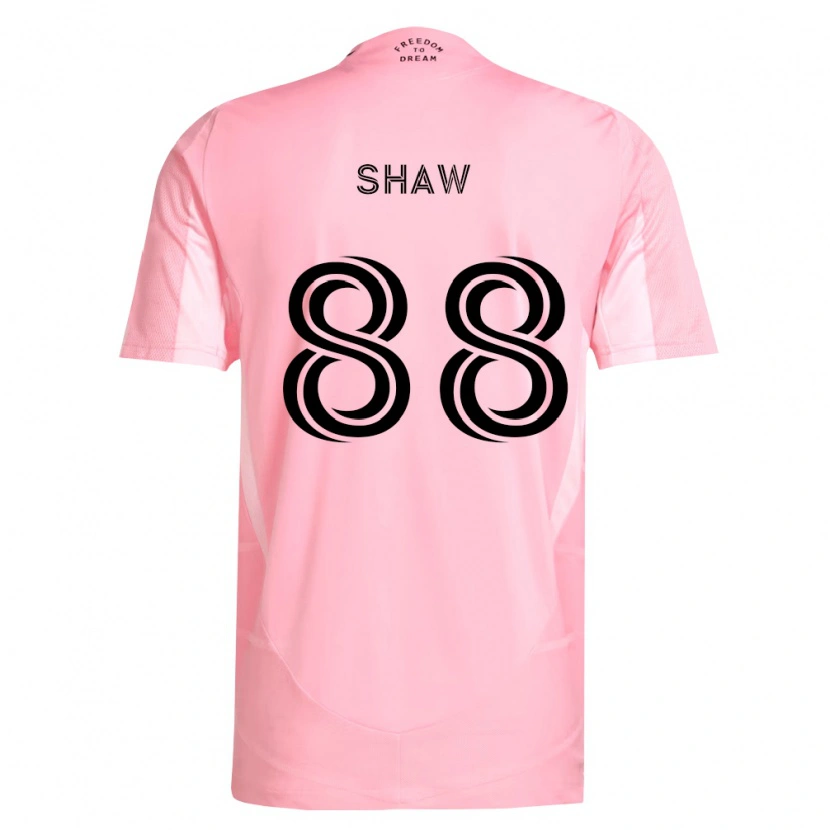 Danxen Homem Camisola Alexander Shaw #88 Rosa Preto Principal 2026/27 Camisa Brasil