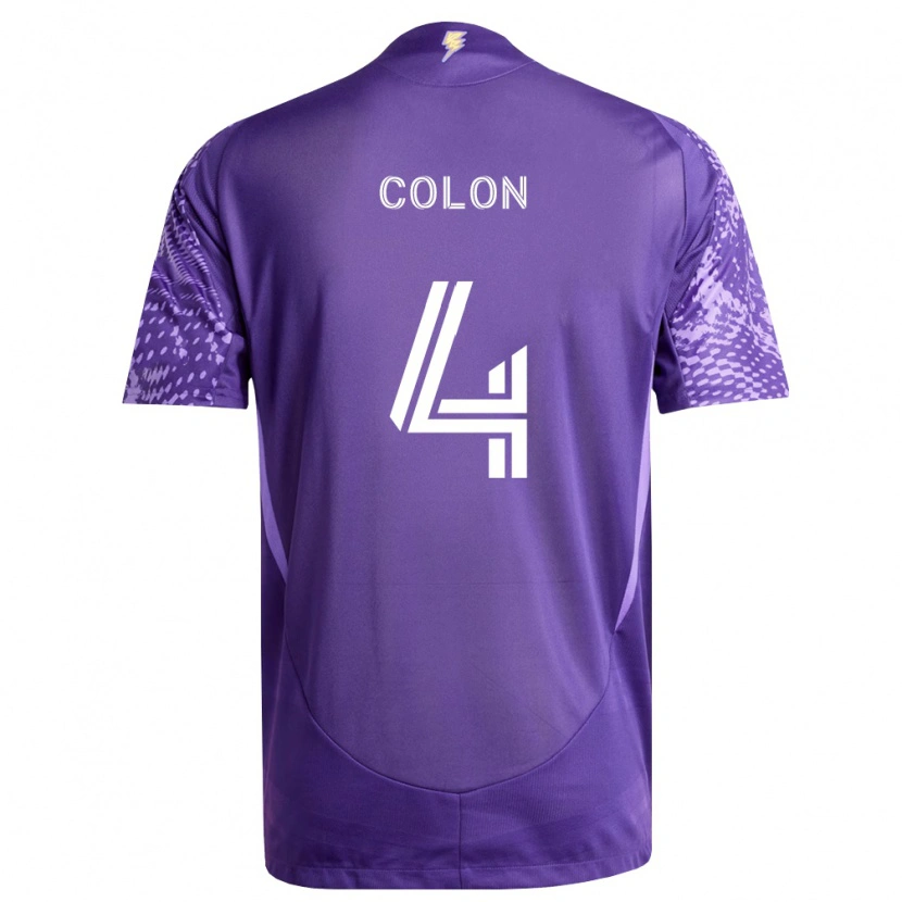 Danxen Homem Camisola Xzavier Colon #4 Roxo Branco Principal 2026/27 Camisa Brasil