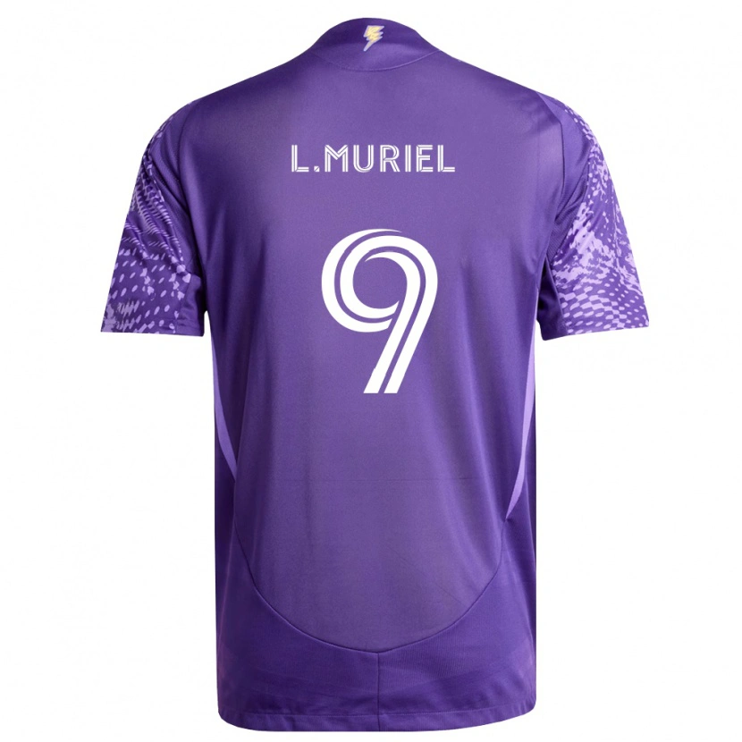 Danxen Homem Camisola Luis Muriel #9 Roxo Branco Principal 2026/27 Camisa Brasil