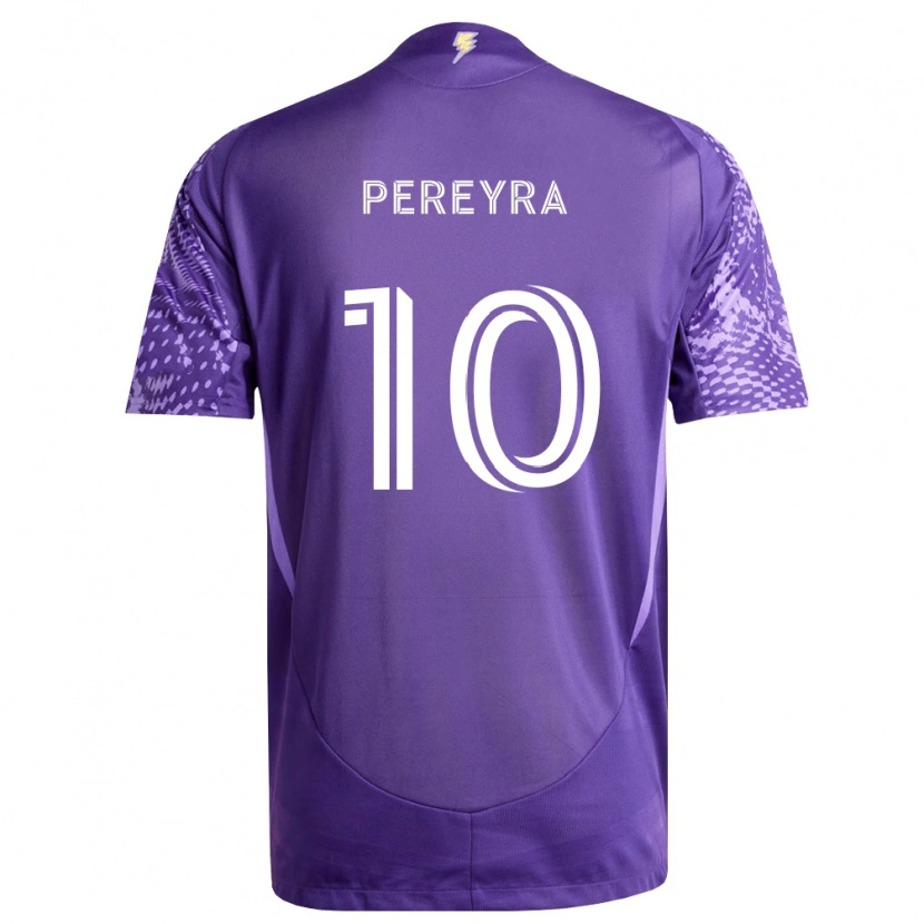 Danxen Homem Camisola Mauricio Pereyra #10 Roxo Branco Principal 2026/27 Camisa Brasil