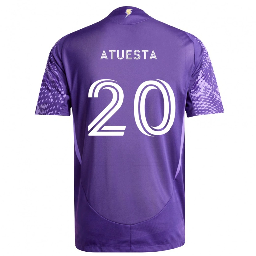 Danxen Homem Camisola Eduard Atuesta #20 Roxo Branco Principal 2026/27 Camisa Brasil