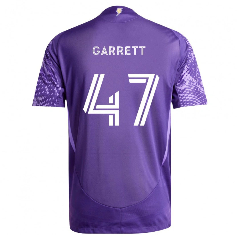 Danxen Homem Camisola Ian Garrett #47 Roxo Branco Principal 2026/27 Camisa Brasil