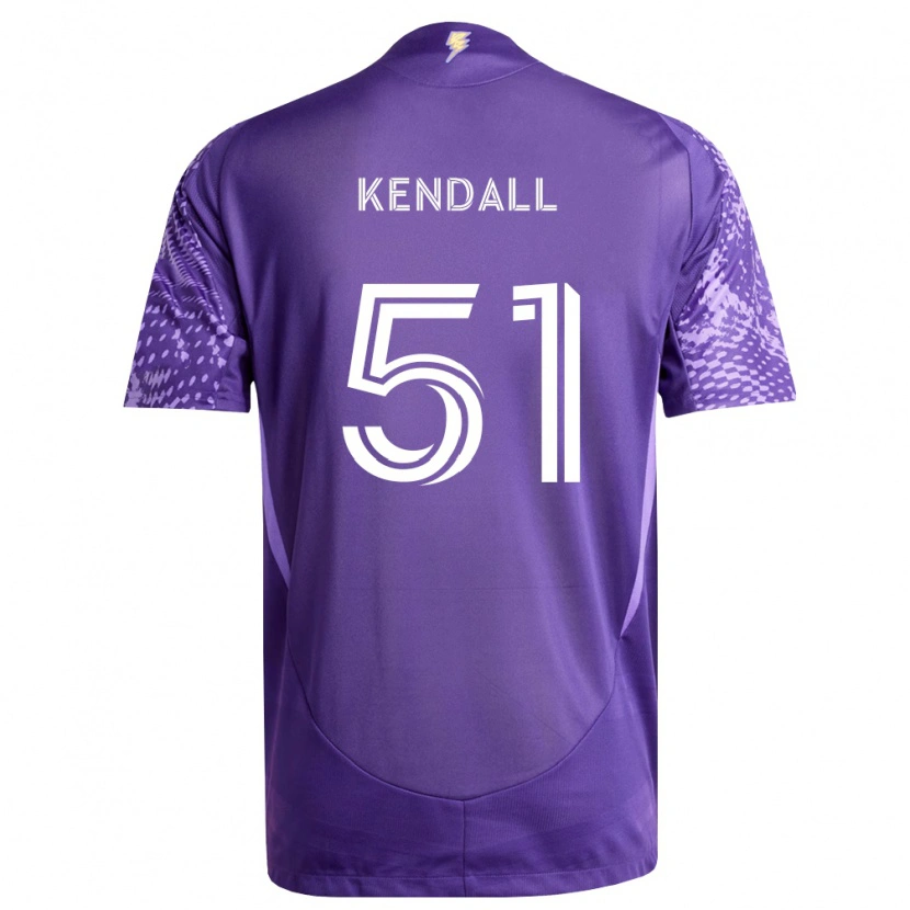 Danxen Homem Camisola Brady Kendall #51 Roxo Branco Principal 2026/27 Camisa Brasil