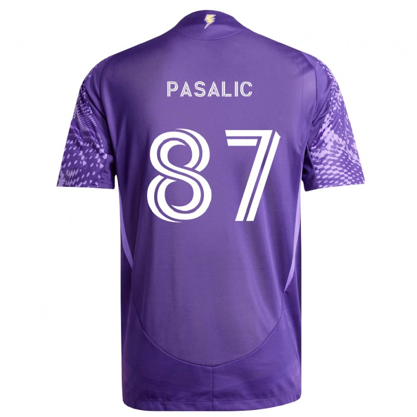 Danxen Homem Camisola Marco Pašalić #87 Roxo Branco Principal 2026/27 Camisa Brasil