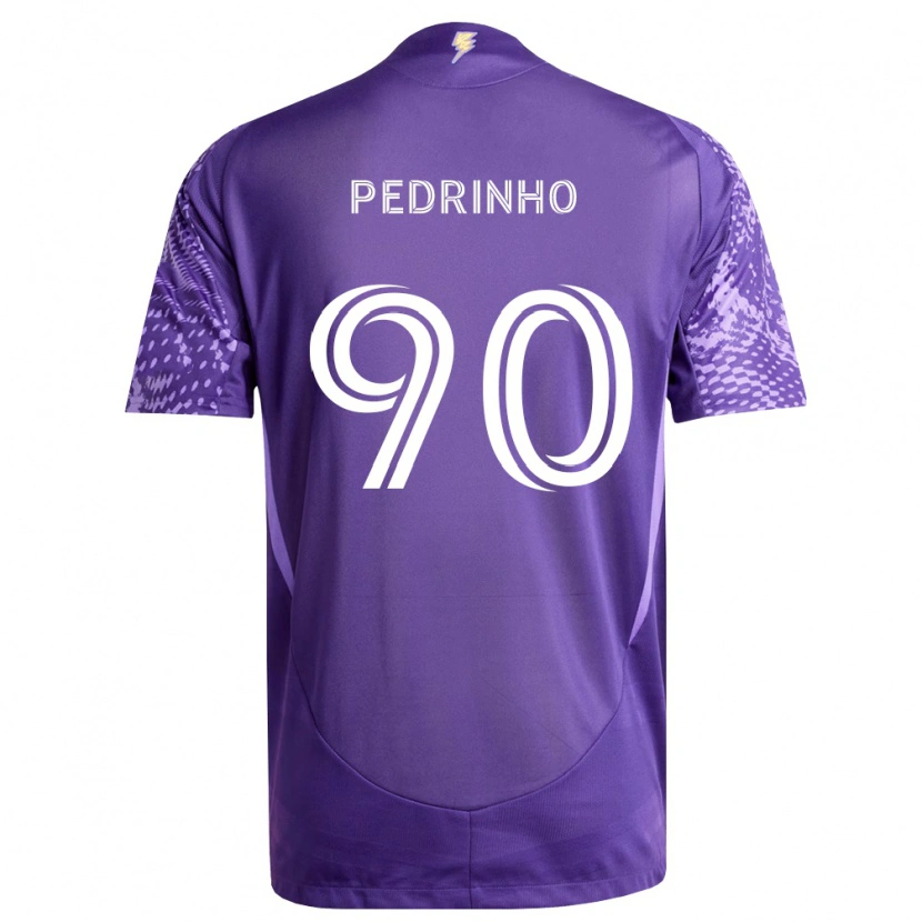 Danxen Homem Camisola Pedro Leão #90 Roxo Branco Principal 2026/27 Camisa Brasil
