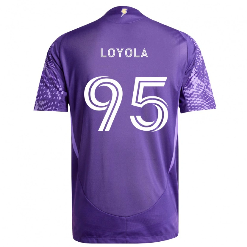 Danxen Homem Camisola Favian Loyola #95 Roxo Branco Principal 2026/27 Camisa Brasil