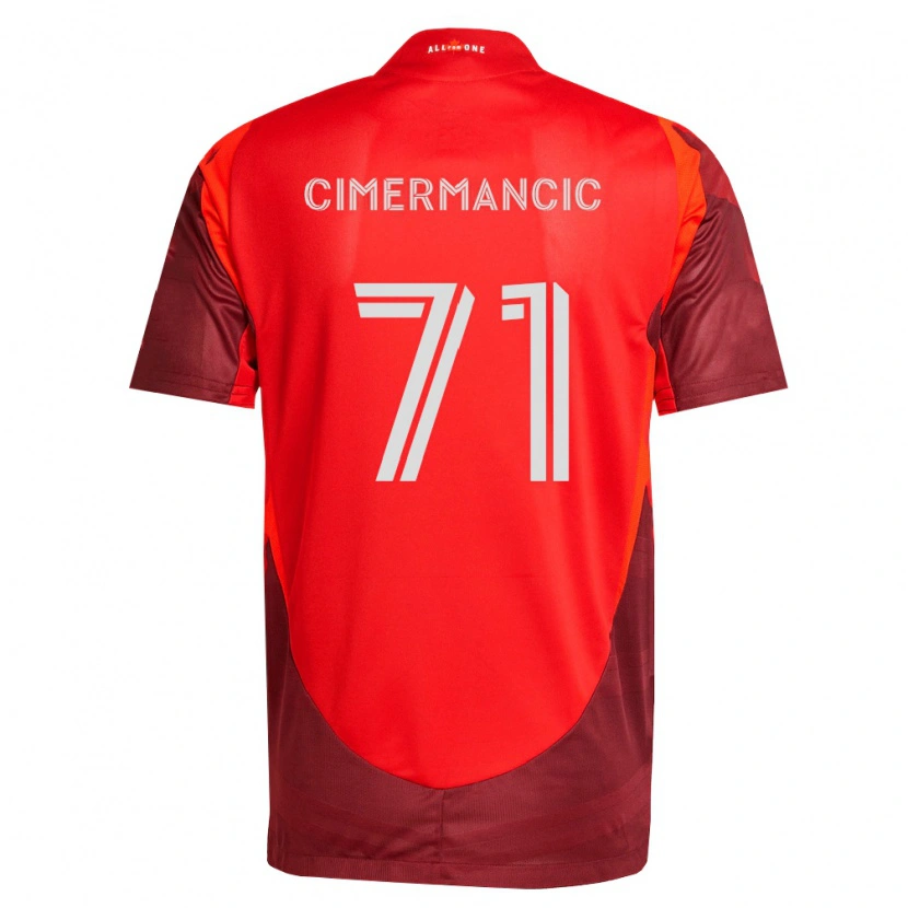 Danxen Homem Camisola Markus Cimermancic #71 Borgonha Vermelho Principal 2026/27 Camisa Brasil