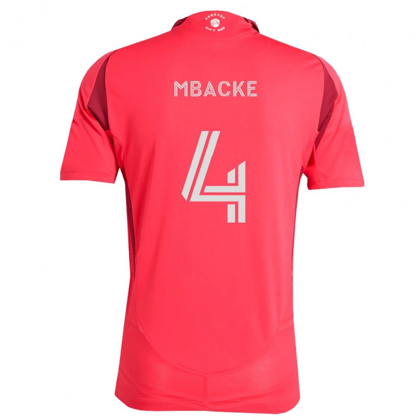 Danxen Homem Camisola Mamadou Mbacke #4 Magenta Branco Principal 2026/27 Camisa Brasil