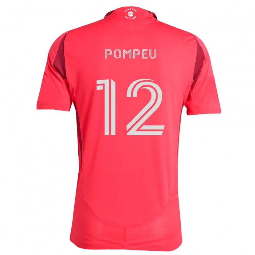 Danxen Homem Camisola Célio Pompeu #12 Magenta Branco Principal 2026/27 Camisa Brasil