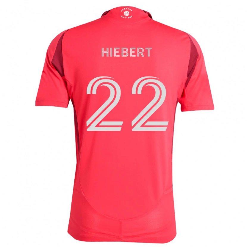 Danxen Homem Camisola Kyle Hiebert #22 Magenta Branco Principal 2026/27 Camisa Brasil