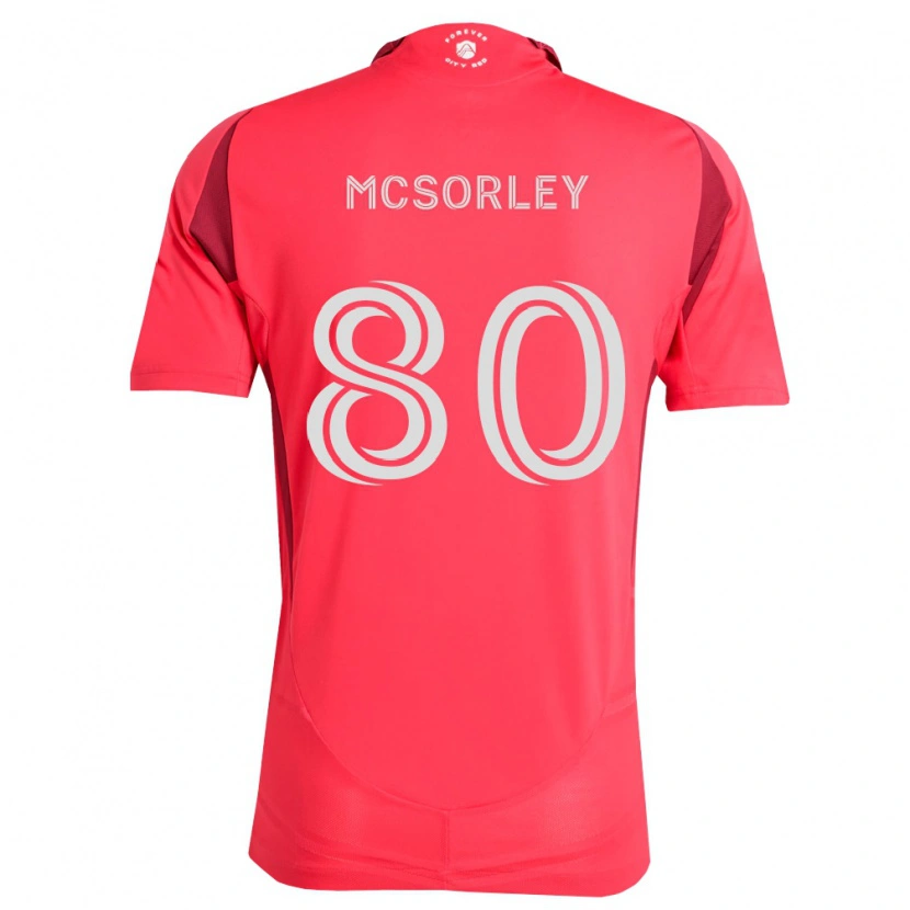 Danxen Homem Camisola Brendan Mcsorley #80 Magenta Branco Principal 2026/27 Camisa Brasil