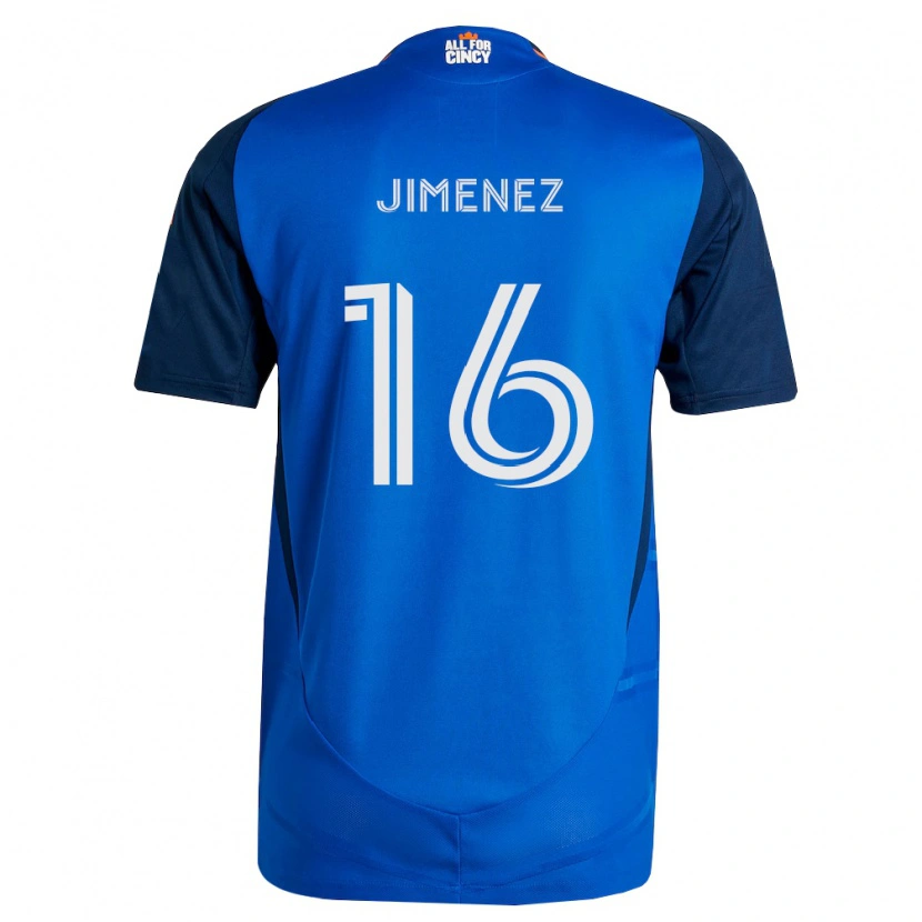 Danxen Homem Camisola Joshua Jimenez #16 Azul Real Laranja Principal 2026/27 Camisa Brasil