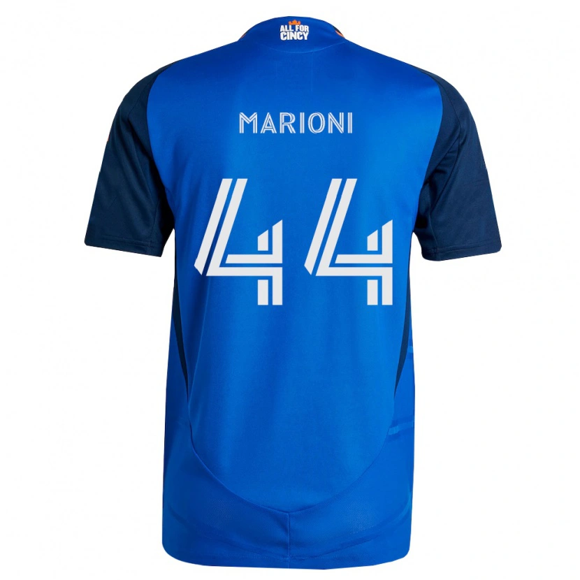 Danxen Homem Camisola Giovanni Marioni #44 Azul Real Laranja Principal 2026/27 Camisa Brasil