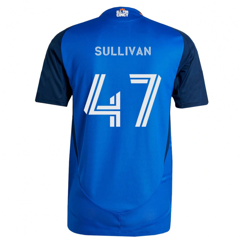 Danxen Homem Camisola Michael Sullivan #47 Azul Real Laranja Principal 2026/27 Camisa Brasil