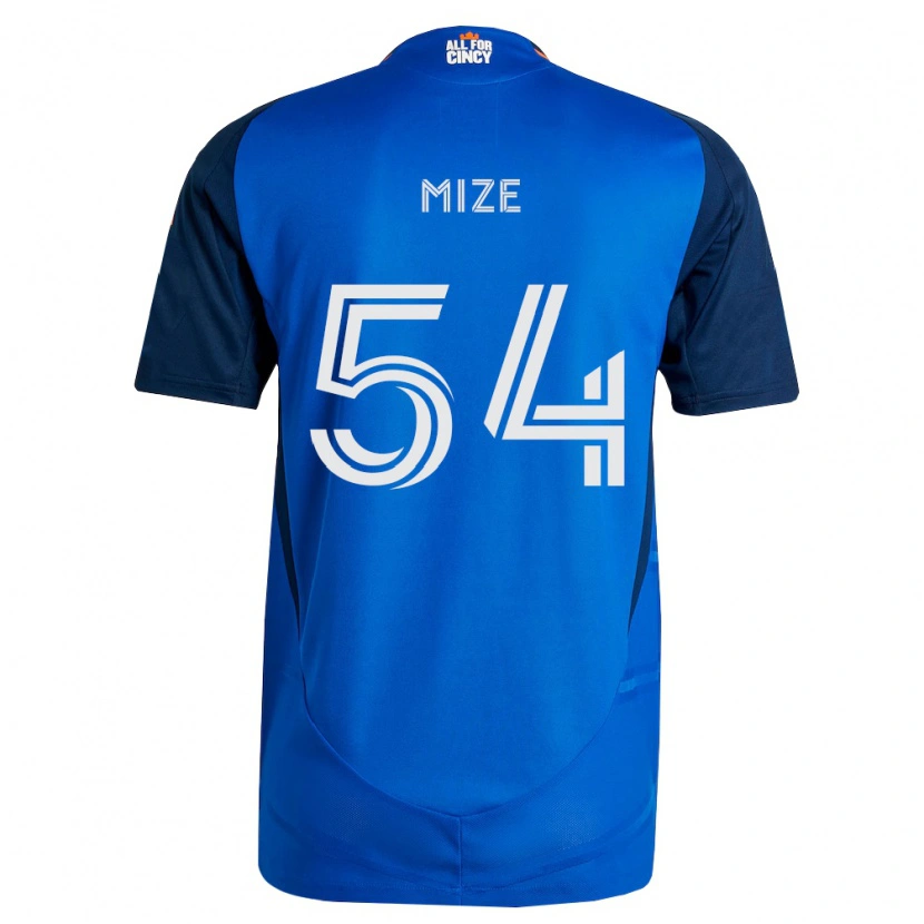 Danxen Homem Camisola Jack Mize #54 Azul Real Laranja Principal 2026/27 Camisa Brasil