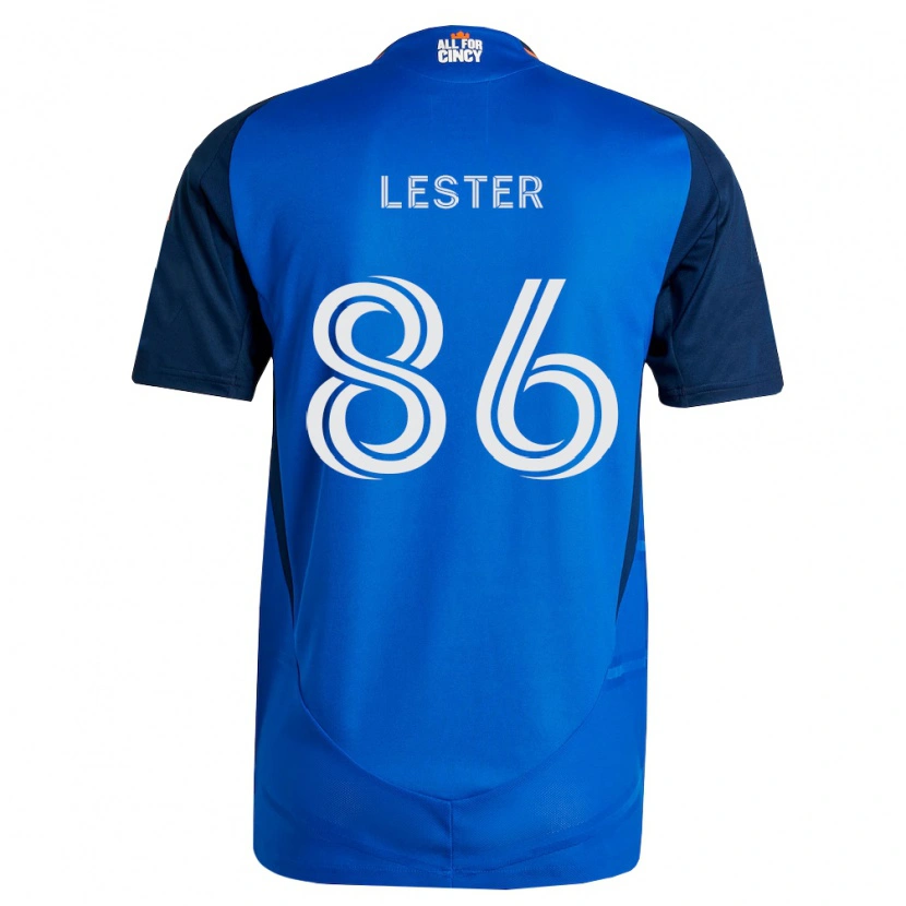 Danxen Homem Camisola Jaylen Lester #86 Azul Real Laranja Principal 2026/27 Camisa Brasil