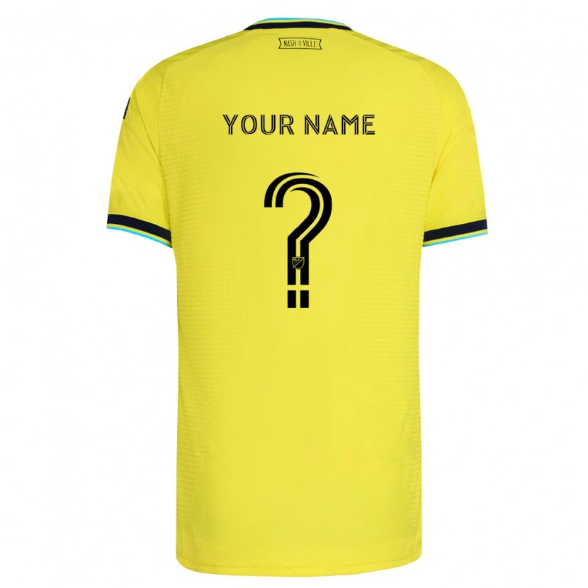 Danxen Homem Camisola Seu Nome #0 Amarelo Brilhante Azul Marinho Principal 2026/27 Camisa Brasil