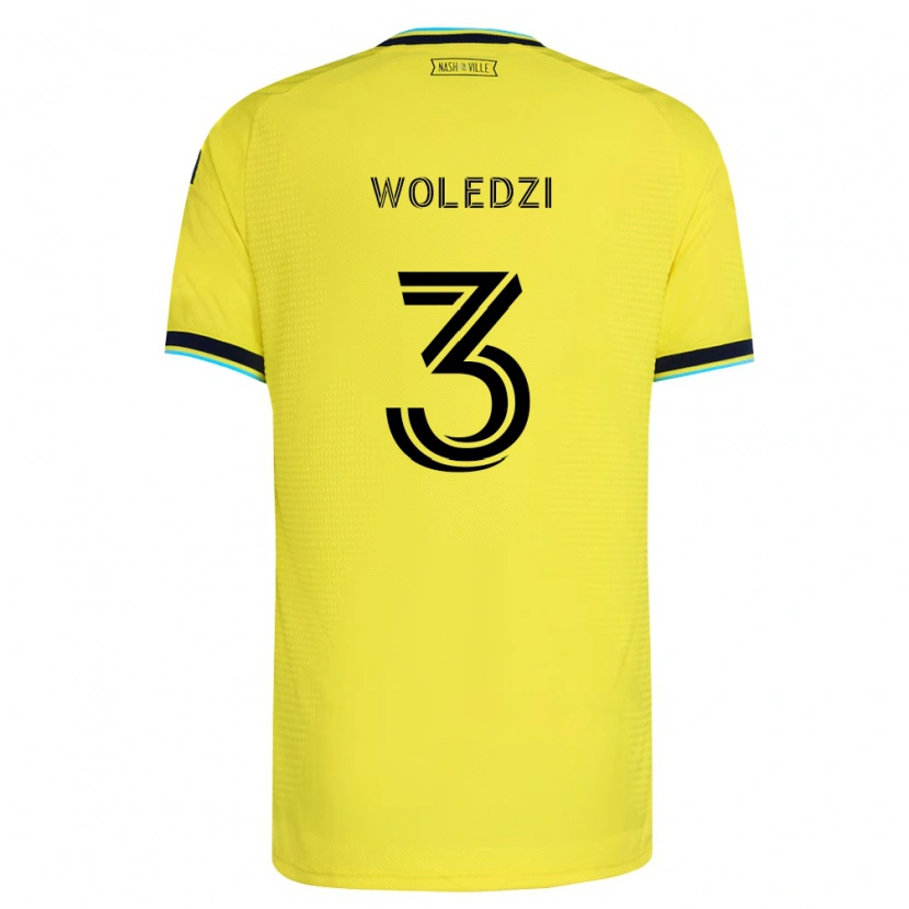 Danxen Homem Camisola Maxwell Woledzi #3 Amarelo Brilhante Azul Marinho Principal 2026/27 Camisa Brasil