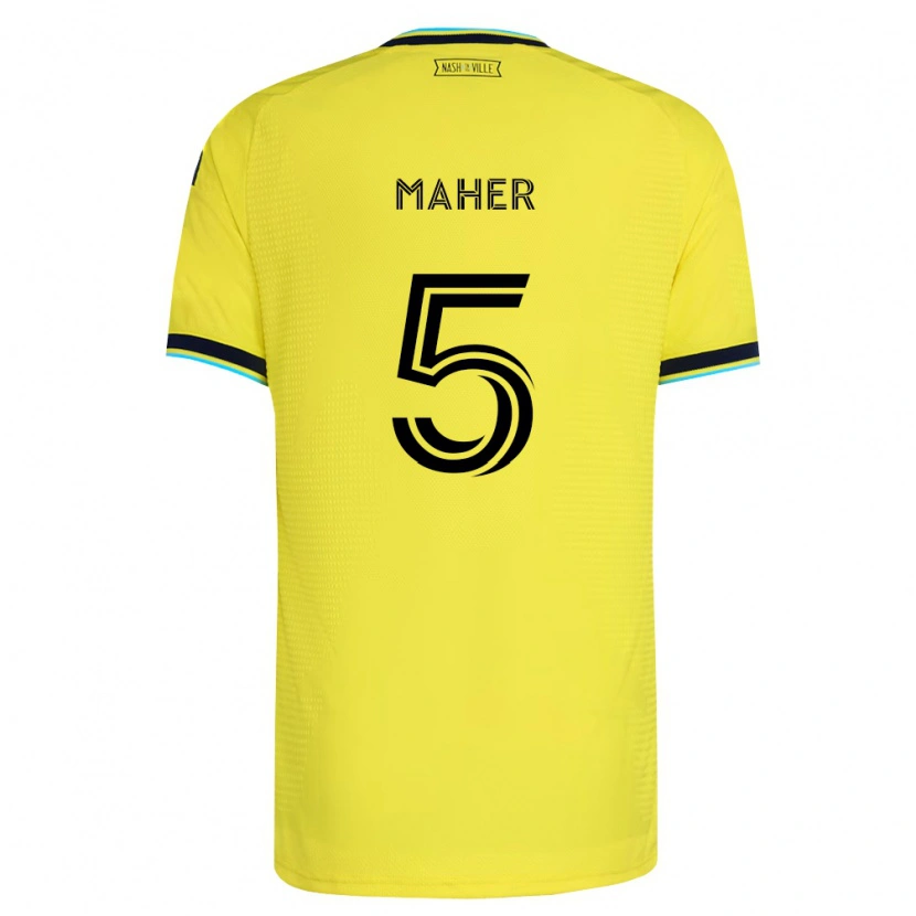 Danxen Homem Camisola Jack Maher #5 Amarelo Brilhante Azul Marinho Principal 2026/27 Camisa Brasil