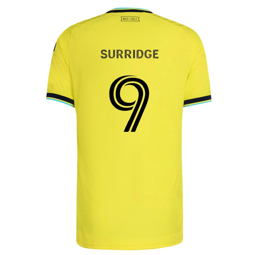 Danxen Homem Camisola Sam Surridge #9 Amarelo Brilhante Azul Marinho Principal 2026/27 Camisa Brasil