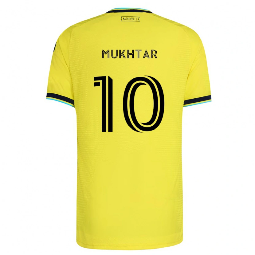 Danxen Homem Camisola Hany Mukhtar #10 Amarelo Brilhante Azul Marinho Principal 2026/27 Camisa Brasil