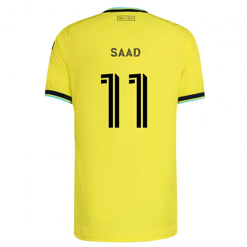Danxen Homem Camisola Elias Saad #11 Amarelo Brilhante Azul Marinho Principal 2026/27 Camisa Brasil
