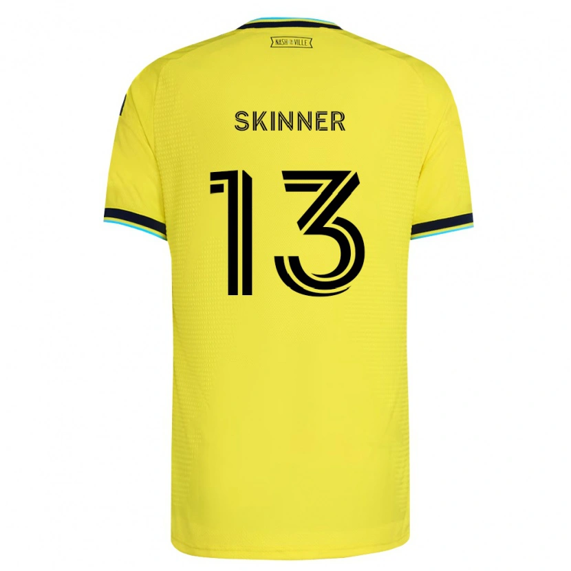 Danxen Homem Camisola Joey Skinner #13 Amarelo Brilhante Azul Marinho Principal 2026/27 Camisa Brasil