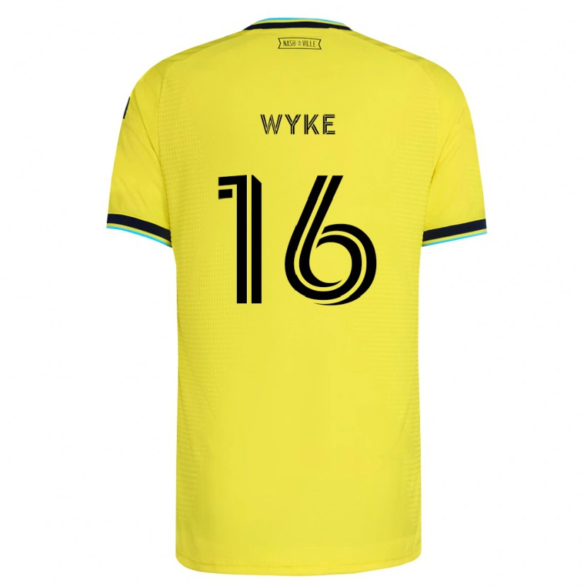 Danxen Homem Camisola Laurence Wyke #16 Amarelo Brilhante Azul Marinho Principal 2026/27 Camisa Brasil