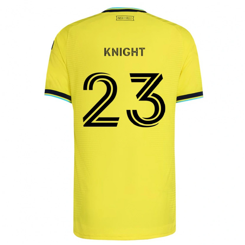 Danxen Homem Camisola Jordan Knight #23 Amarelo Brilhante Azul Marinho Principal 2026/27 Camisa Brasil