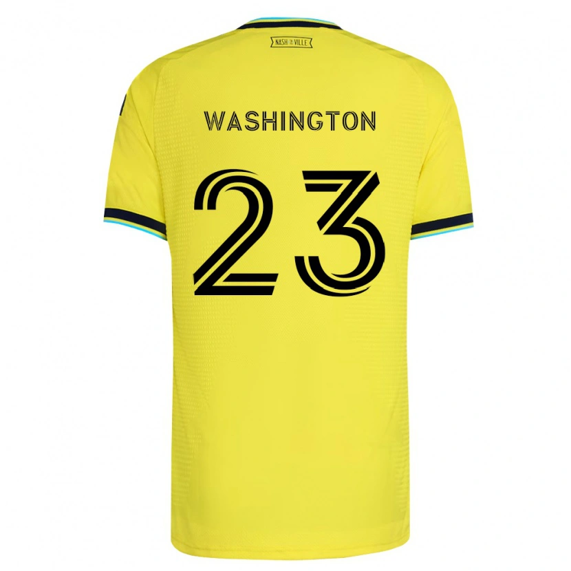 Danxen Homem Camisola Taylor Washington #23 Amarelo Brilhante Azul Marinho Principal 2026/27 Camisa Brasil