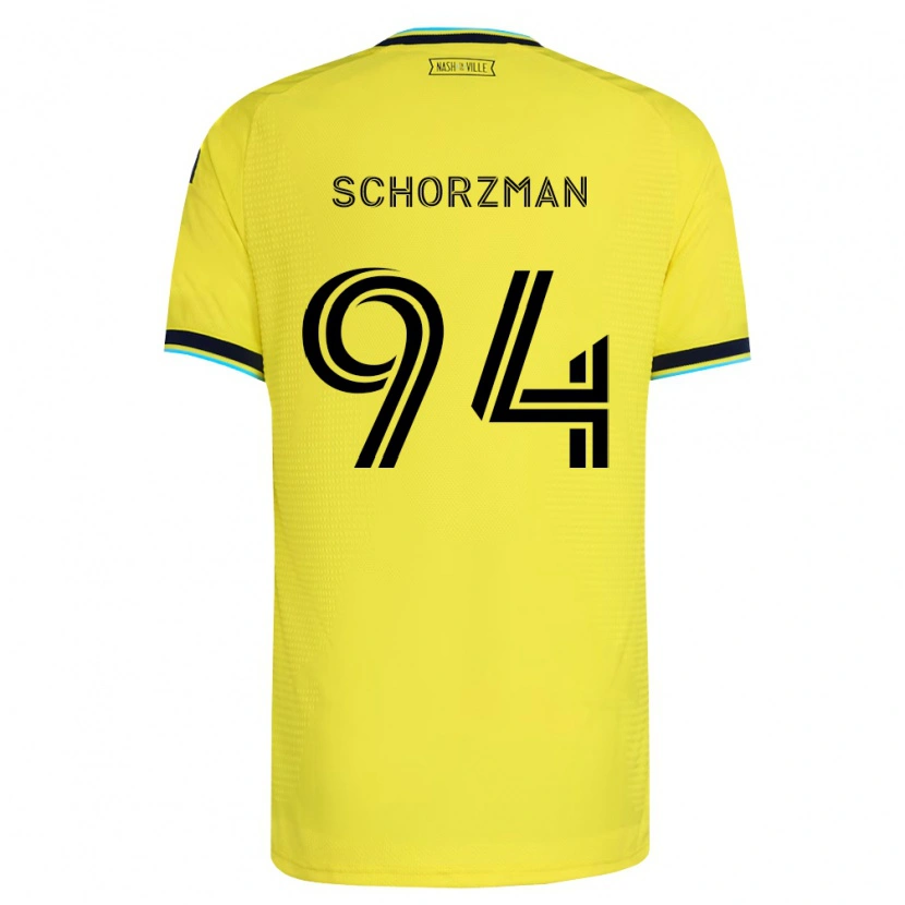 Danxen Homem Camisola Eamon Schorzman #94 Amarelo Brilhante Azul Marinho Principal 2026/27 Camisa Brasil